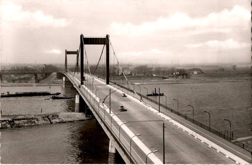 duisburg-ruhrort, neue rheinbrücke