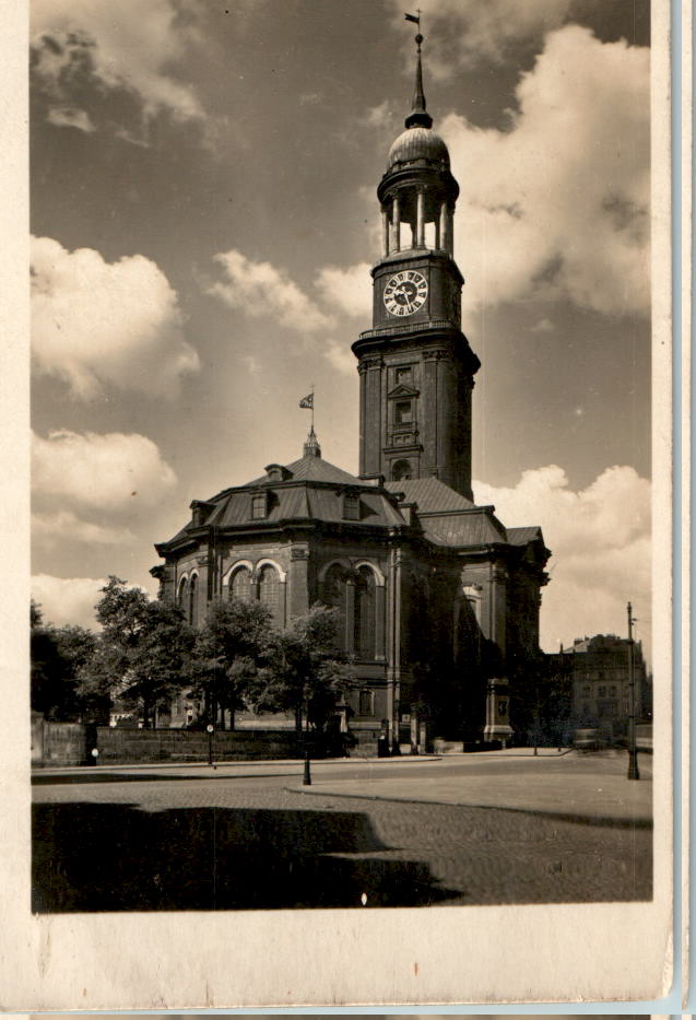 hamburg, st. michaeliskirche, eckknick oben rechts