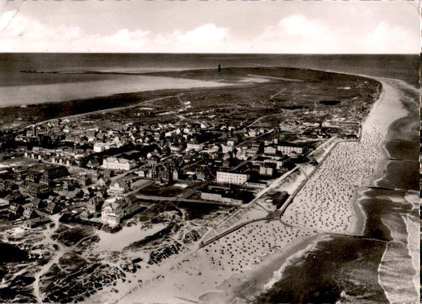 wangerooge, aus der vogelschau