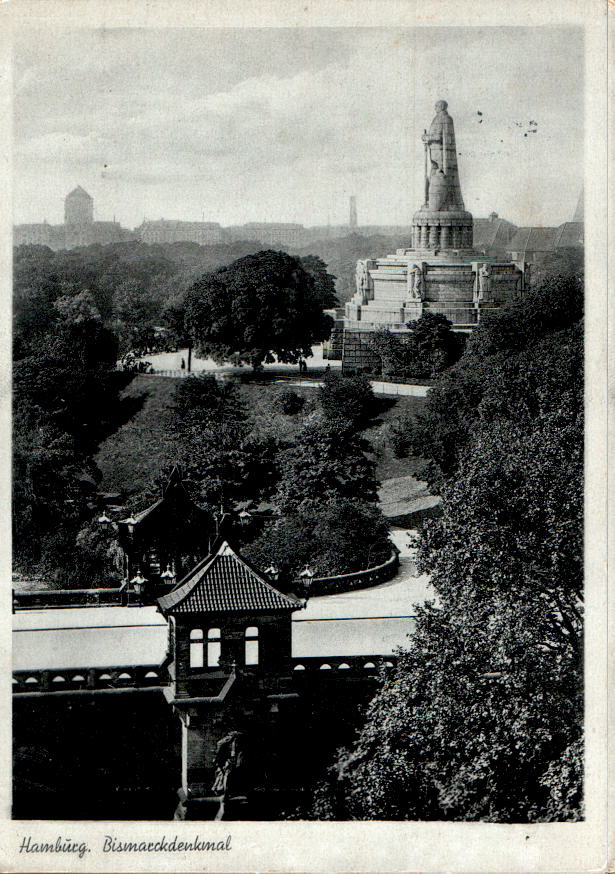 hamburg, bismarckdenkmal