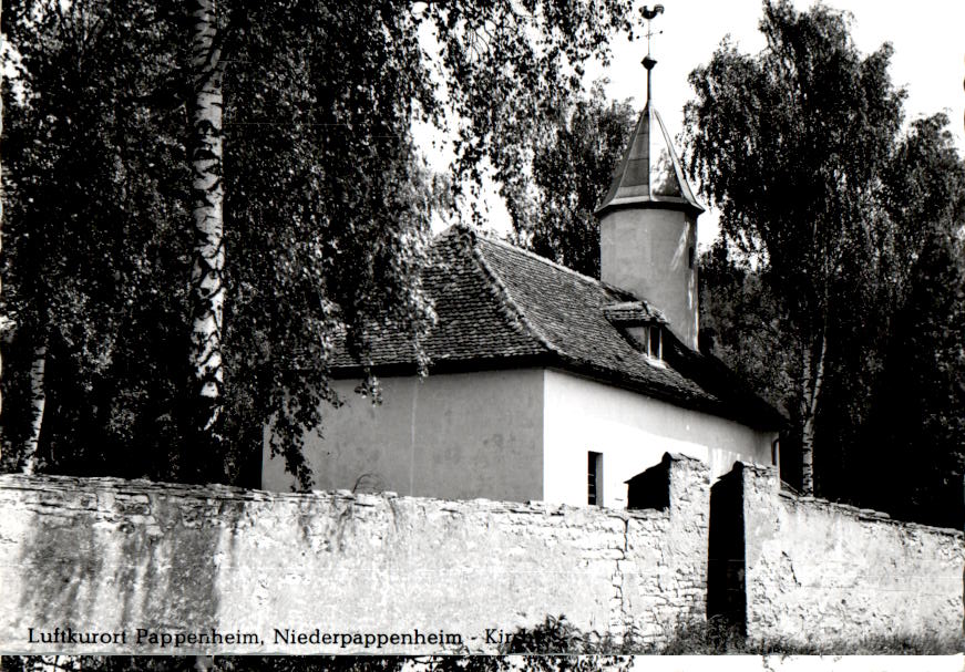 pappenheim, niederpappenheim, kirche