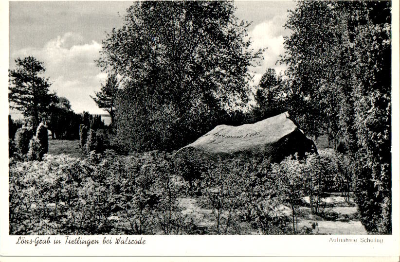 löns-grab in tietlingen bei walsrode