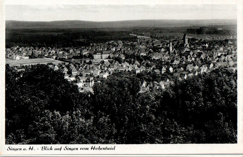 singen, blick auf singen vom hohentwiel