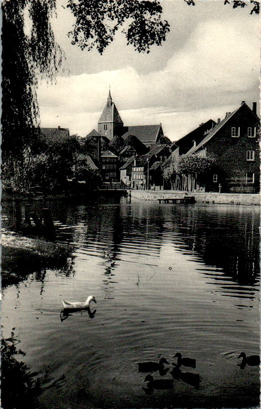 mölln in lbg., partie am mühlenteich