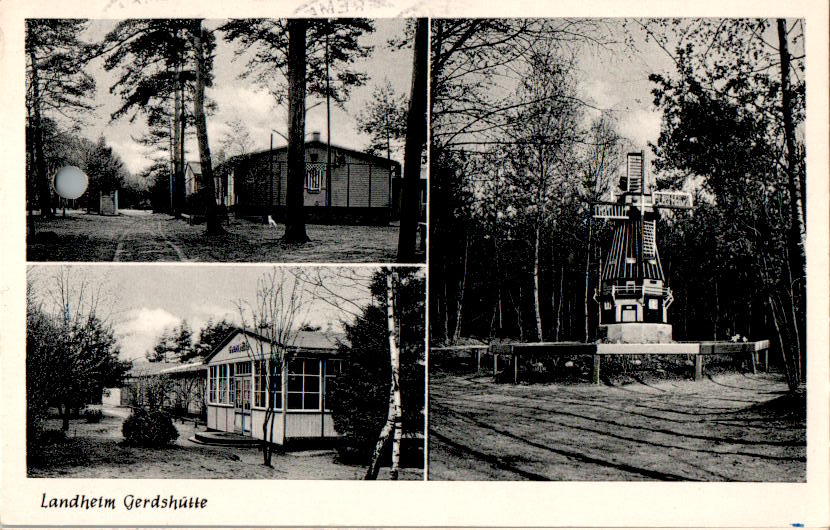 landheim gerdshütte, heiligenrode, karte hat ein loch