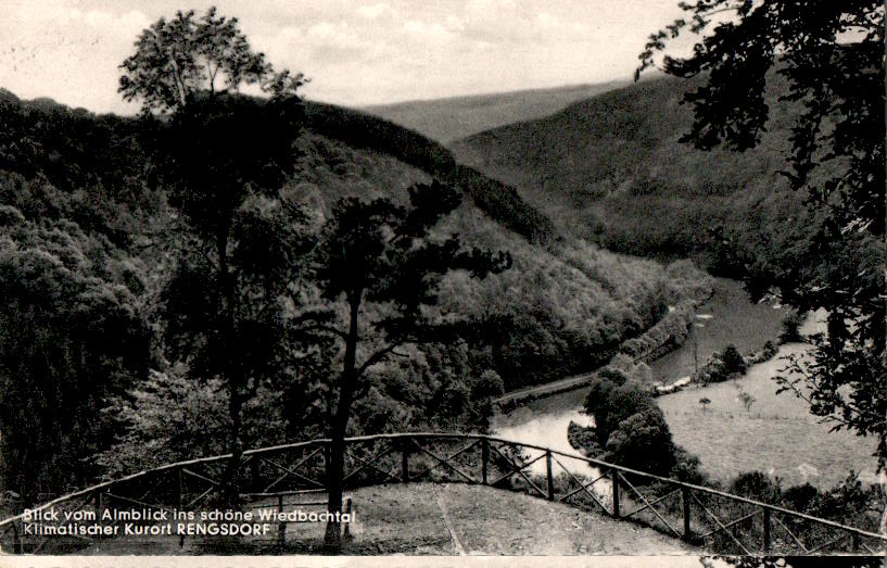 rengsdorf, blick ins wiedbachtal, 1962