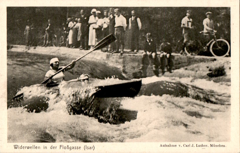 widerwellen in der floßgasse, isar