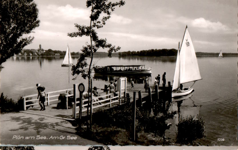 plön am see, am gr. see