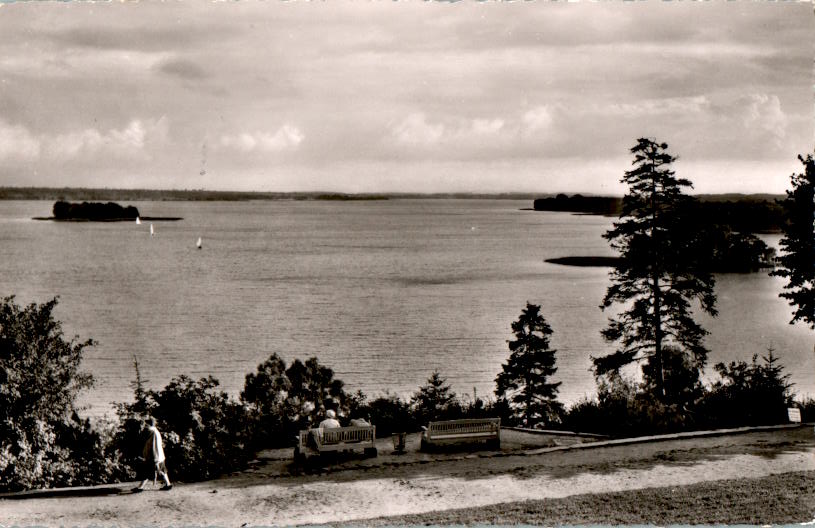 plön in holstein, blick von der schloßterrasse