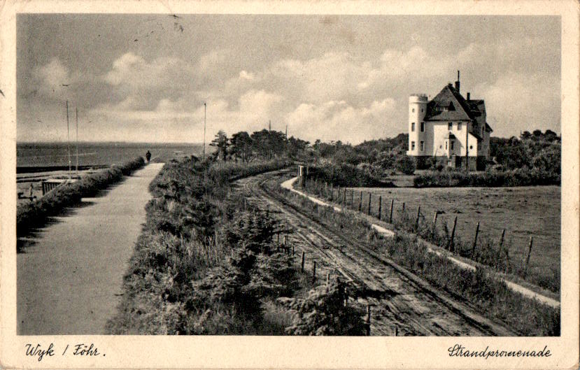 wyk/föhr, strandpromenade