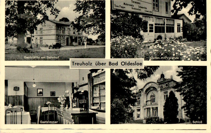 treuholz über bad oldesloe, gaststätte am bahnhof