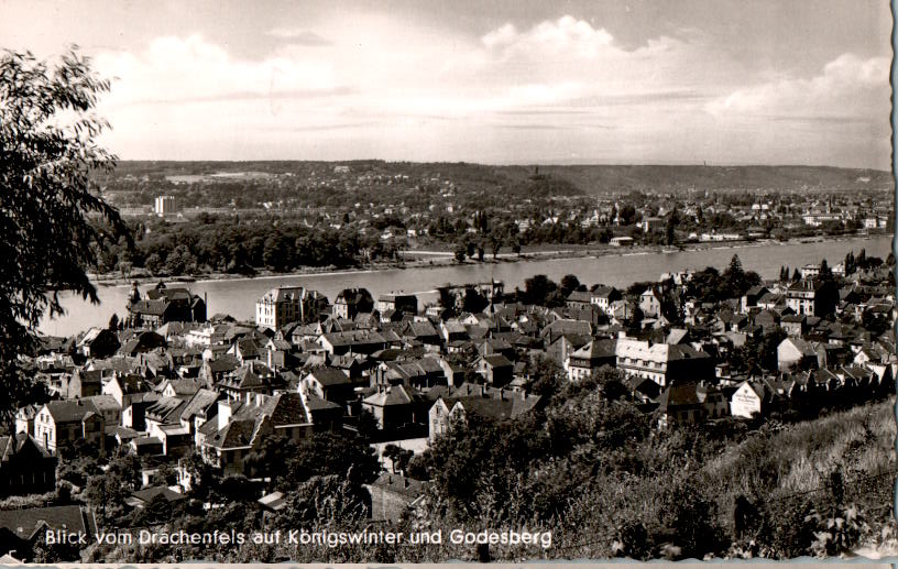 blick vom drachenfels auf königswinter und godesberg