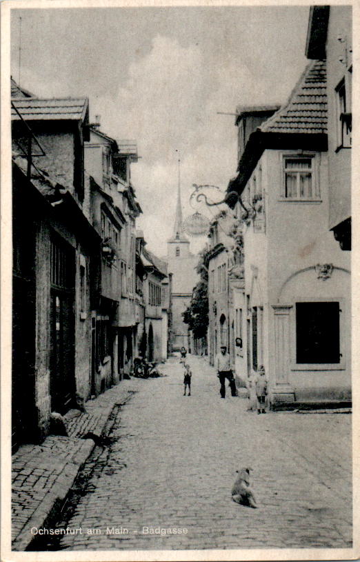 ochsenfurt am main, badgasse