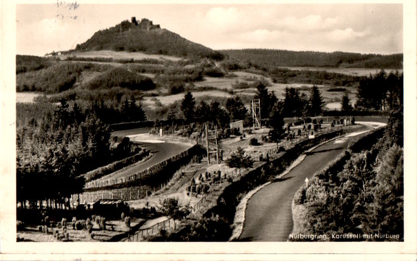 nürburgring, karrusell mit nürburg