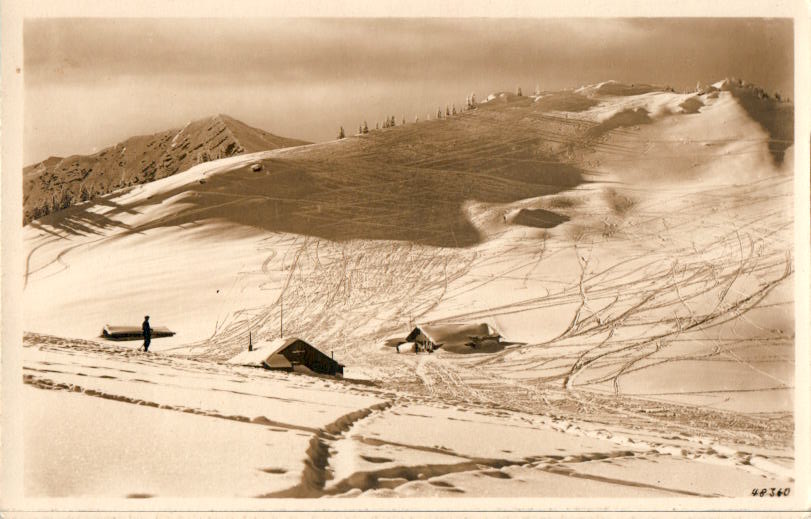 ob. sudelfeld bei bayrischzell mit vogelsang und kl. traithen