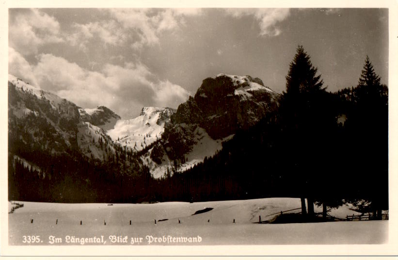 im längental, blick zur probstenwand