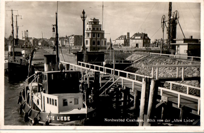 cuxhaven, blick von der alten liebe