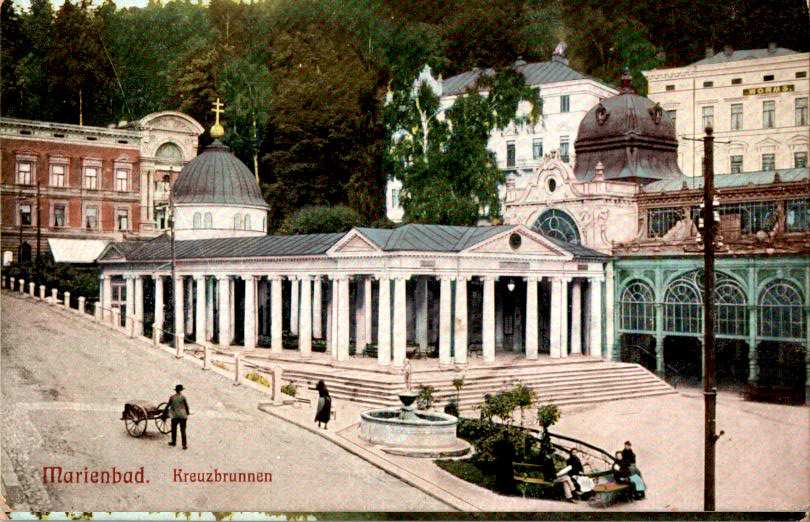 marienbad, kreuzbrunnen