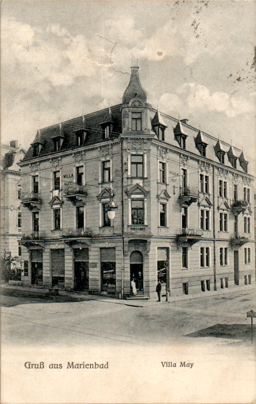 gruß aus marienbad, villa may