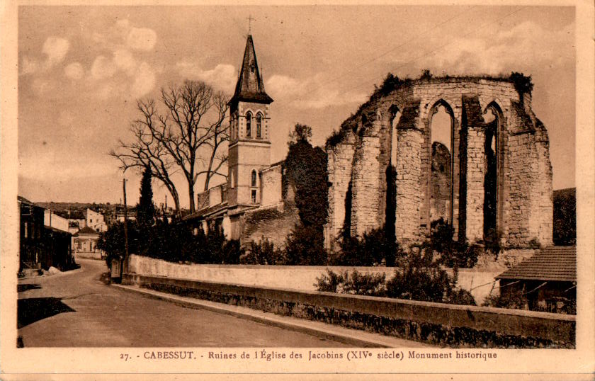 cabessut, ruines de l'eglise des jacobins