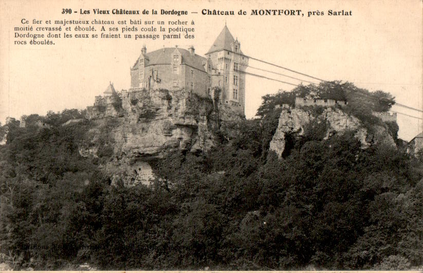 chauteau de montfort, pres sarlat