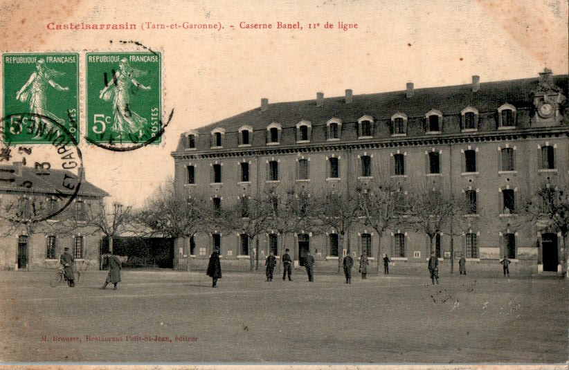 castelsarrasin, caserne banel, tarn-et-garonne