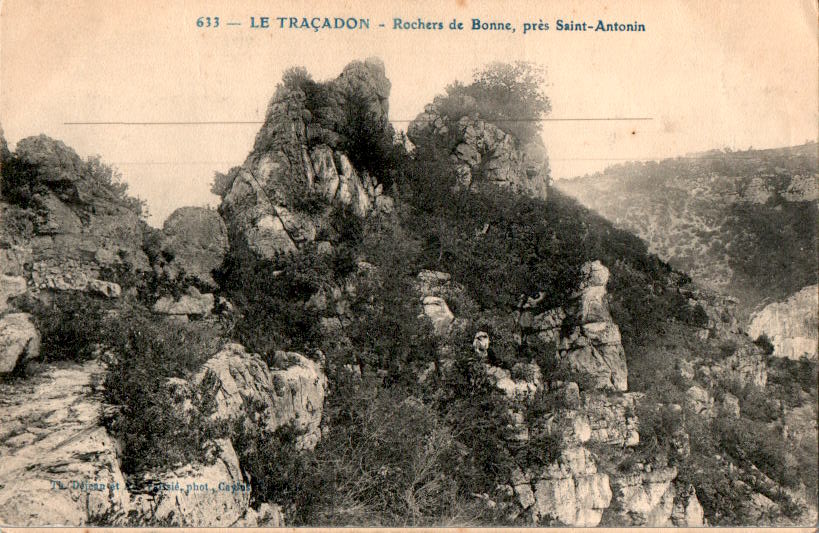 le tracadon, rochers de bonne