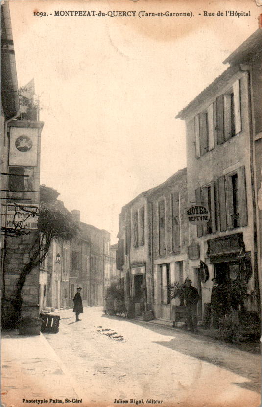 montpezat du quercy, rue de l'hopital