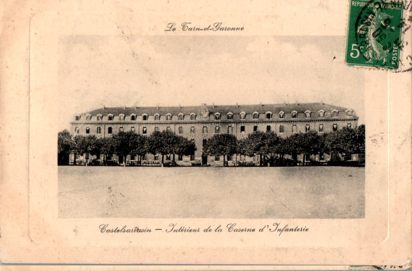 castelsarrasin, caserne d'infanterie