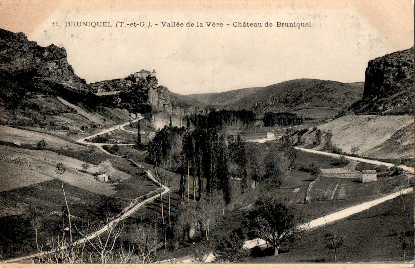 bruniquel, vallee de la vere