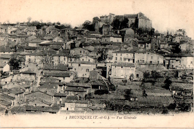 bruniquel, vue generale