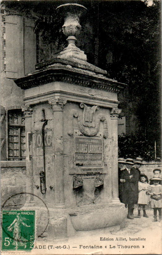 caussade ? , fontaine "le thouron"