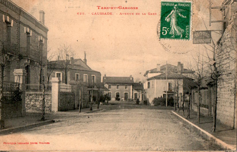 caussade, avenue de la gare