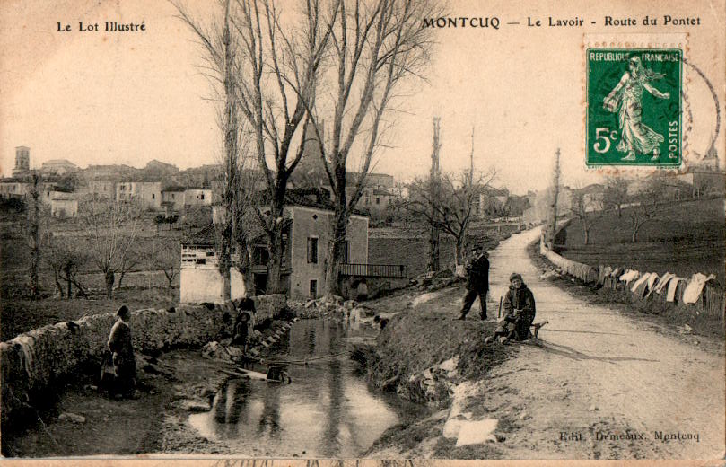 montcuq, le lavoir