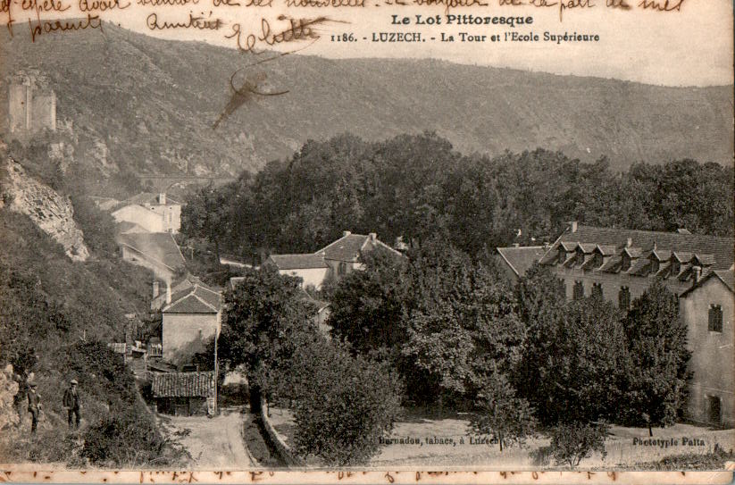 luzech, la tour et l'ecole superieure