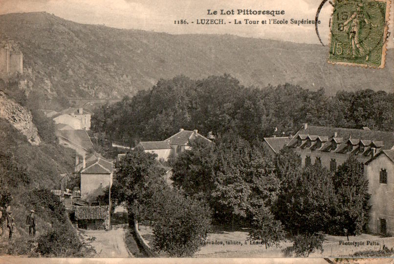 luzech, la tour et l'ecole superieure