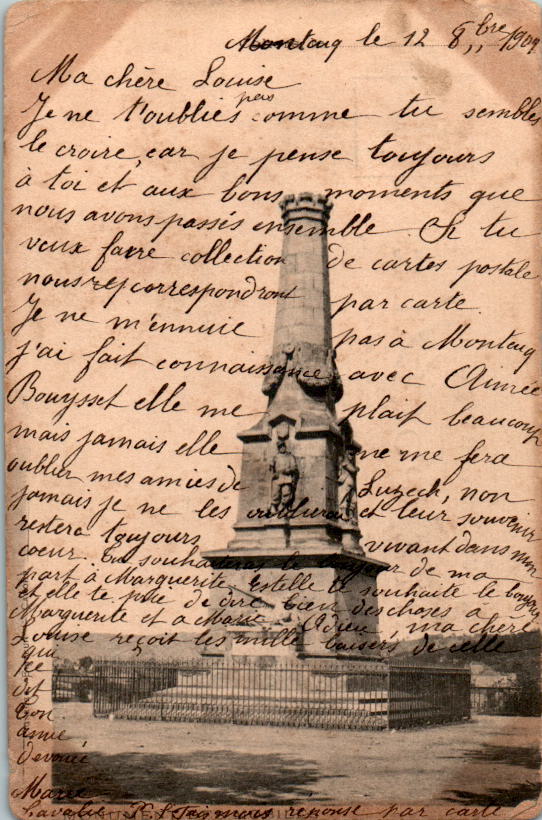 cahors, monument, 1909