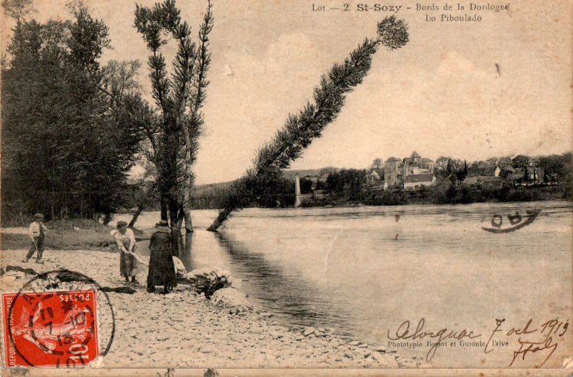 st-sozy, bords de la dordogne