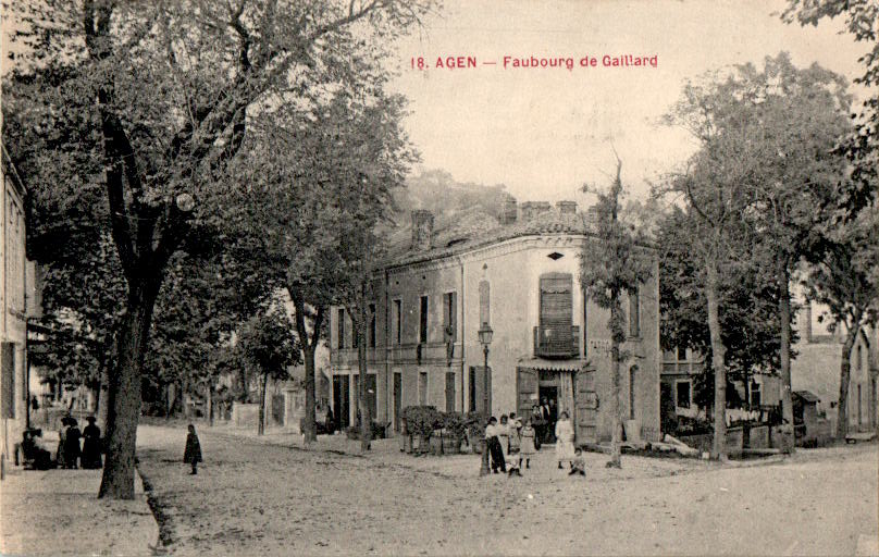 agen - faubourg de gaillard