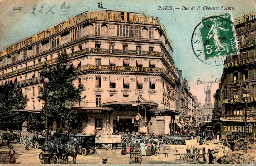 paris, rue de la chaussee d'antin