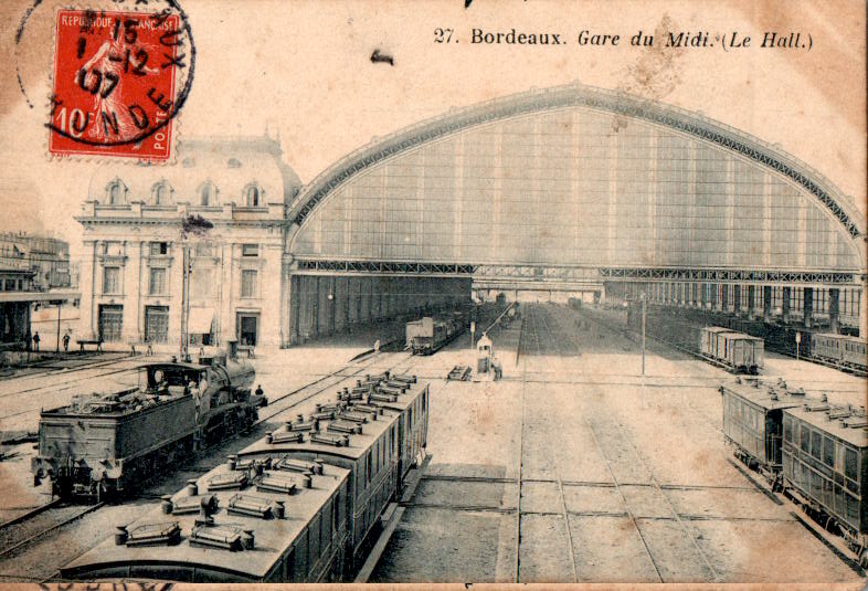 bordeaux, gare du midi