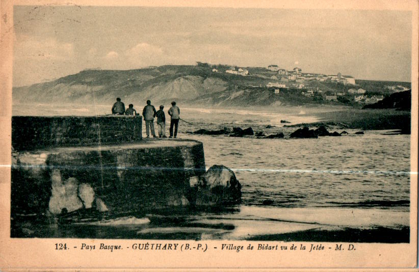 pays basque, guethary, village de bidart