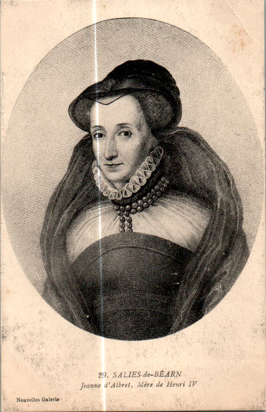 salies-de-bearn, jeanne d'albret, mere de henri iv