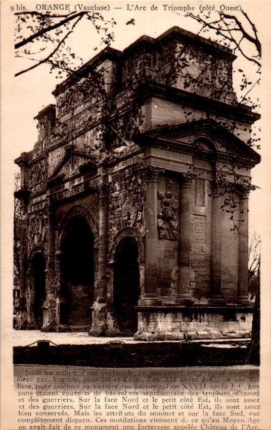 orange, l'arc de triomphe