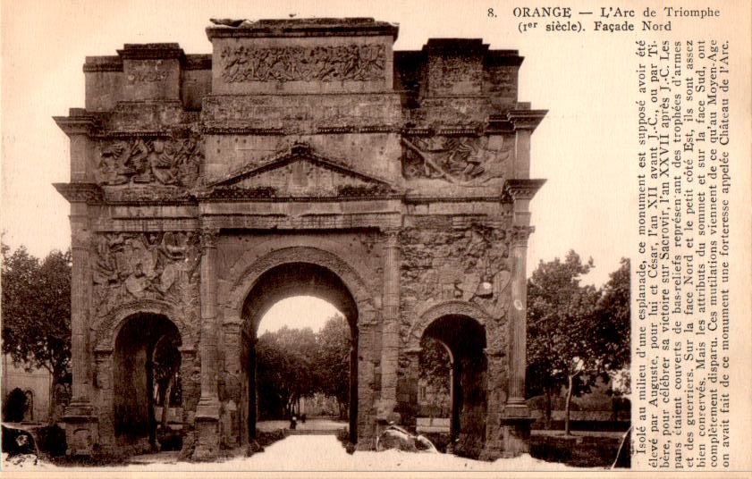 orange, l'arc de triomphe