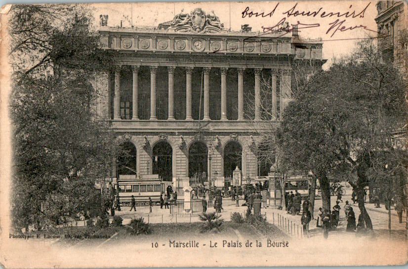 marseille, le palais de la bourse