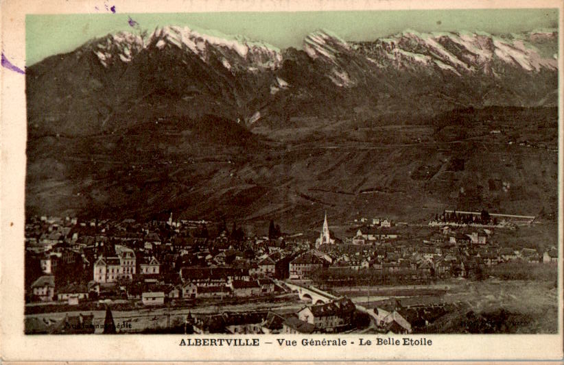 albertville, vue generale