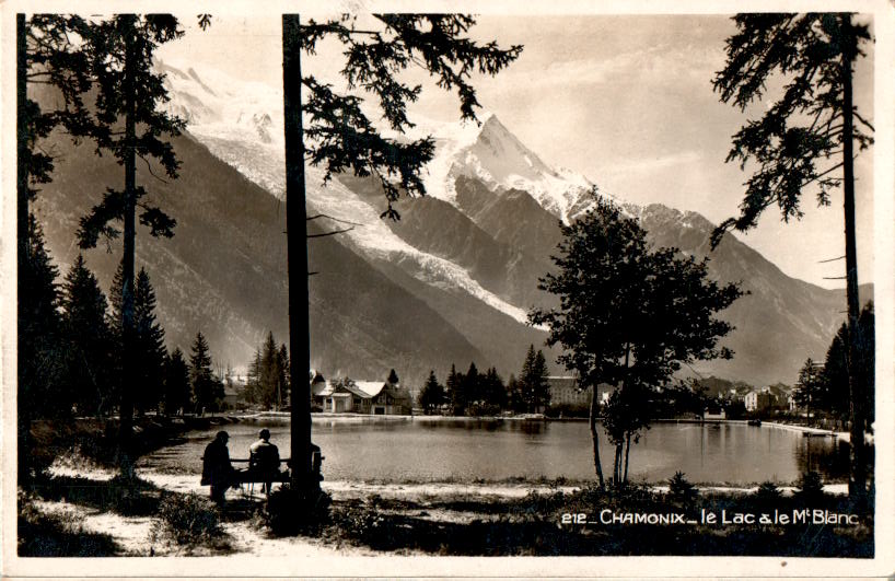 chamonix, le lac