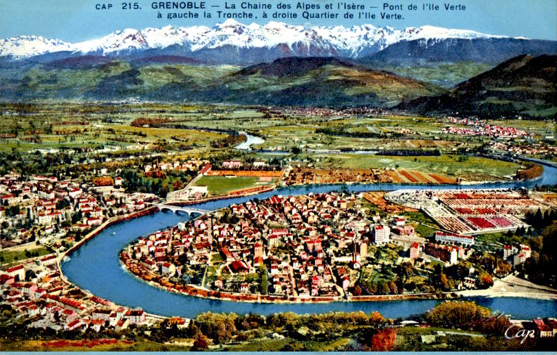 grenoble, la chaine des alpes