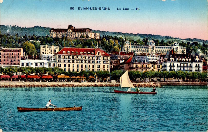 evian-les-bains, le lac